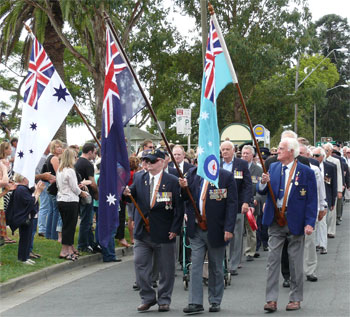 Anzac Day at Woodburn